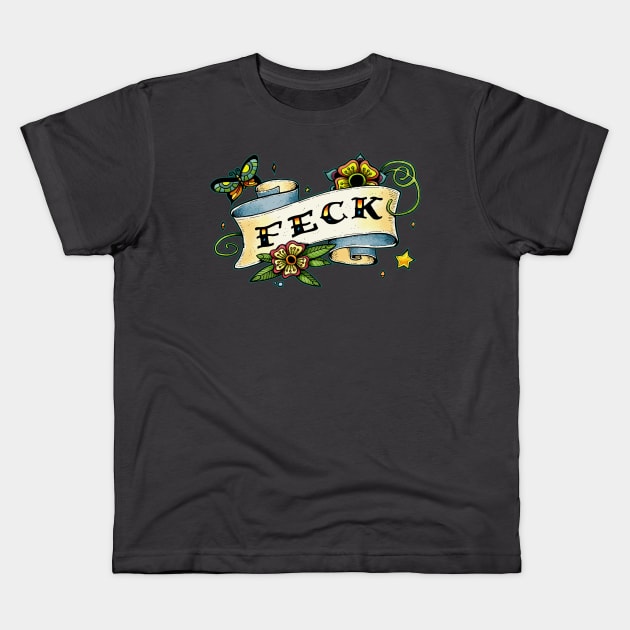 Feck Kids T-Shirt by Scrotes